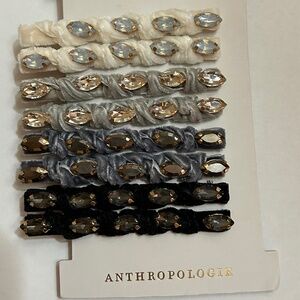 Jeweled hair clips